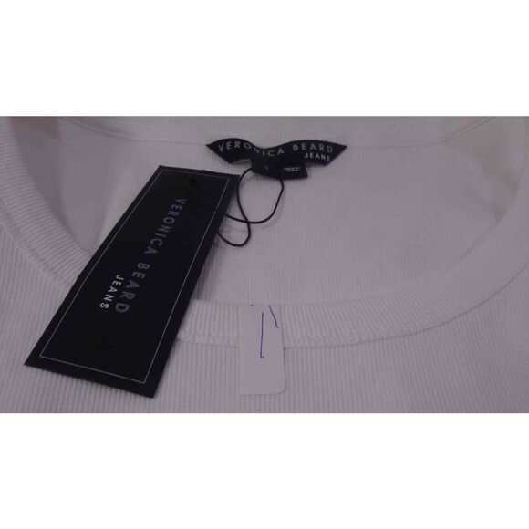 Veronica Beard Avedon Top White Ruffle Long Sleeve Top L NWT 228 IRRG - Picture 6 of 10